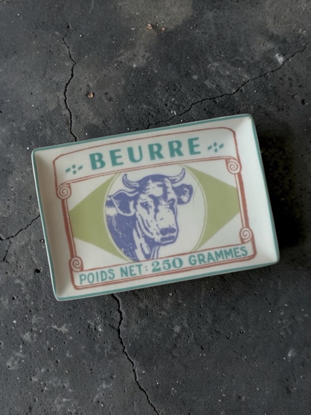Rosanna Garde Manager Beurre Cow Butter Dish Trinket Tray